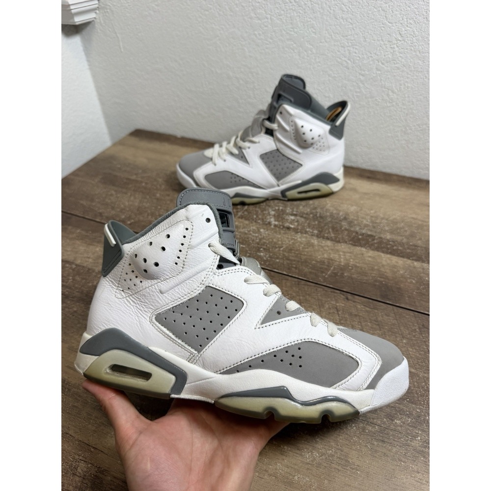 Jordan Air Jordan 6 Retro Cool Grey Men's High Top Sneaker CT8529-100 Size 9